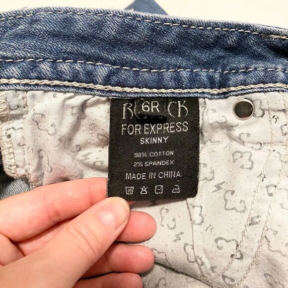 ReRock for Express Jeans Skinny 6R - Picture 7 of 11